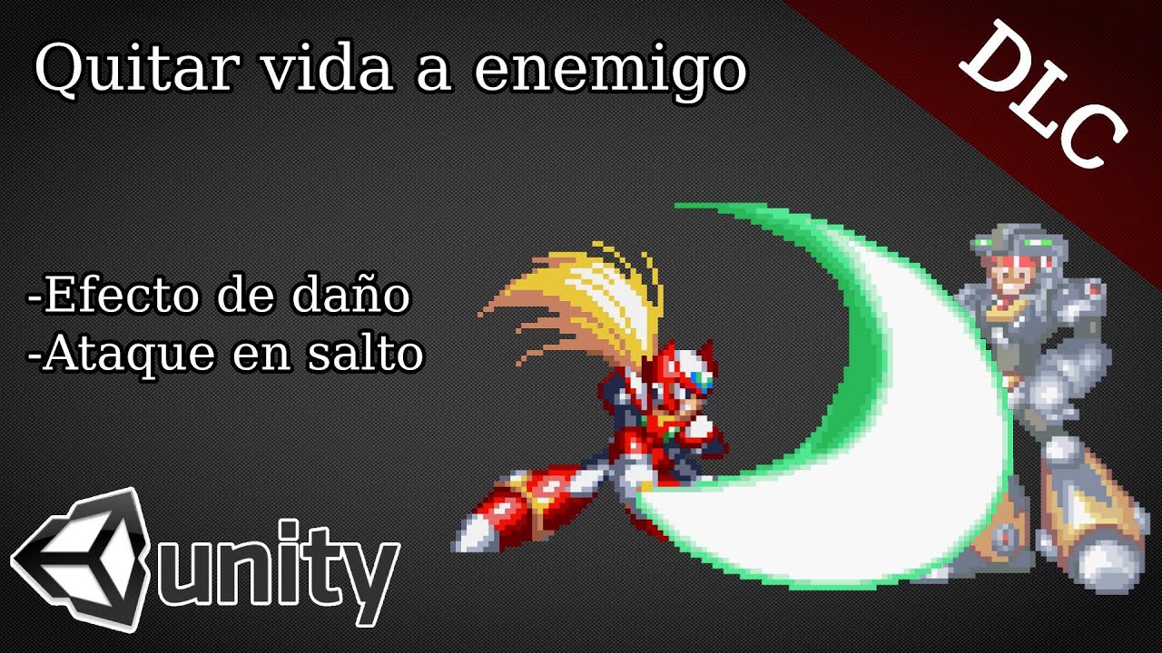 Unity 2D - Quitar vida a enemigo y efecto de daño (DLC)