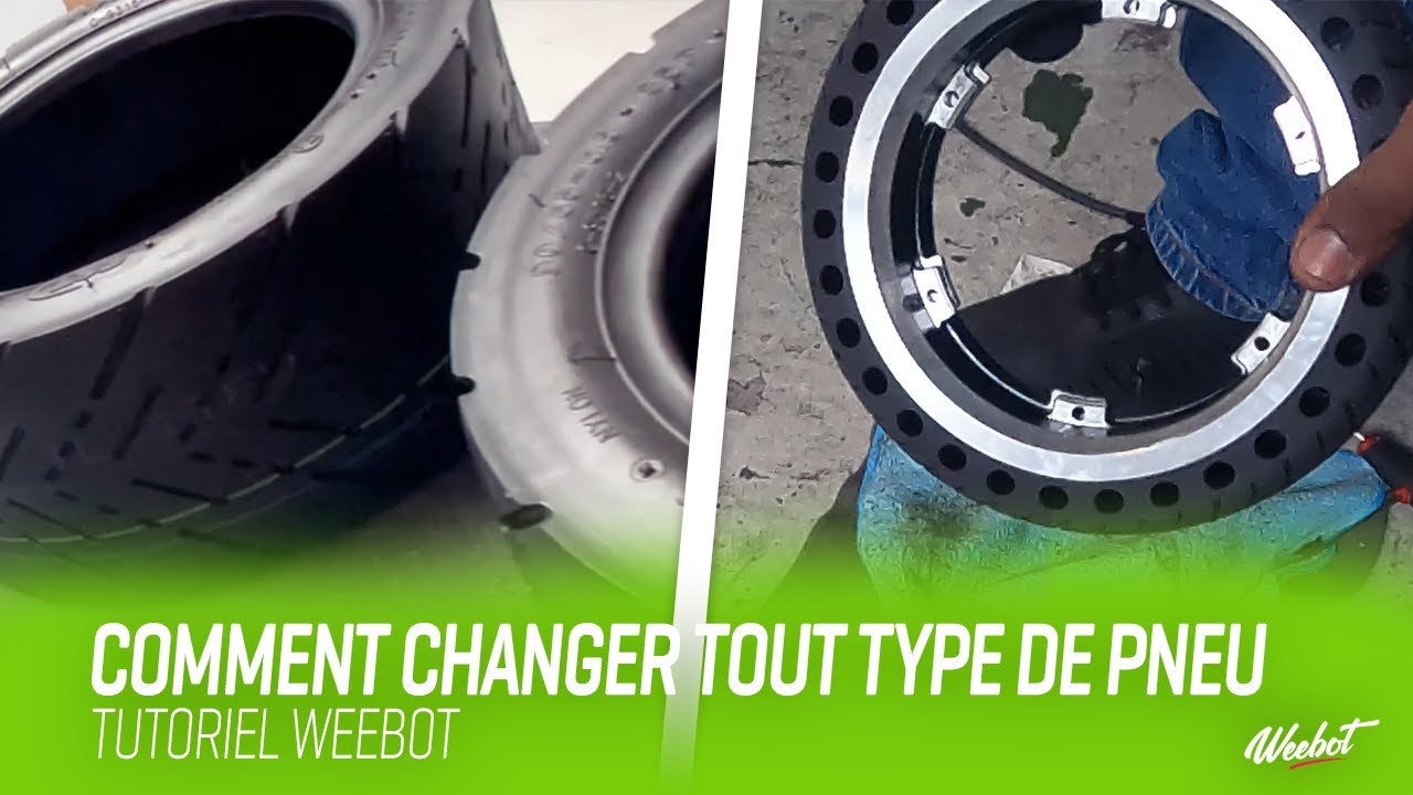 COMMENT CHANGER SON PNEU TROTTINETTE ÉLECTRIQUE ? GONFLABLE, PLEIN, TUBELESS