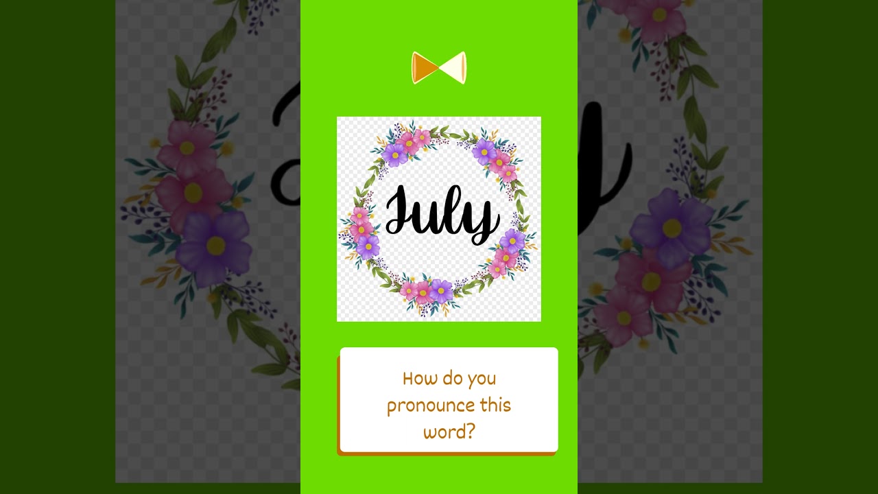 Belajar cara baca (pronounce) nama-nama bulan dalam Bahasa Inggris☺️ #englishforkids #englishteacher