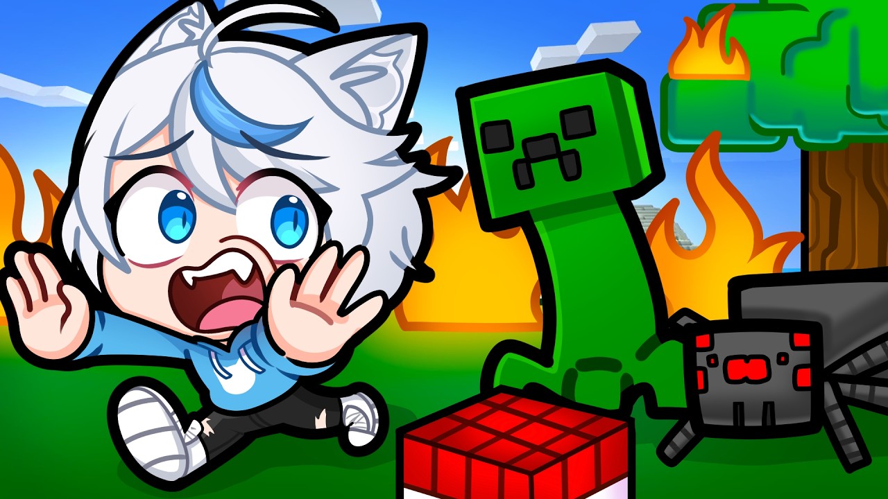 MINECRAFT MAS SÓ QUE ELE ME ODEIA KKKK ;-;