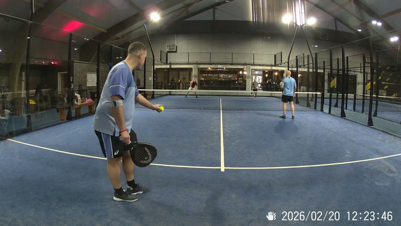 Padel, Mach entraînement, Le Midi (Cédric&JM - Adri&Daryl), Vendredi 20 Février 2026, Partie 7-8