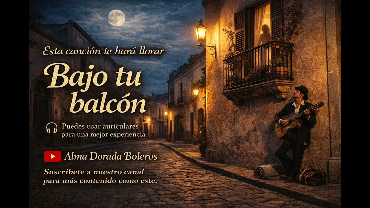 Bajo Tu Balcón 🌙 Bolero Romántico que Hará Llorar | Serenata de Amor | Alma Dorada Boleros