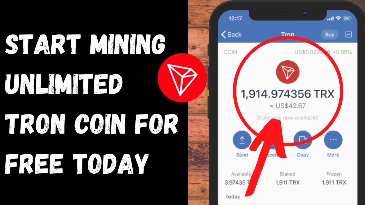 HOW TO EARN TRON TRX!! HOW TO EARN FREE TRON COIN!! STAT MINING UNLIMITED TRON COIN IN 5 SECONDS