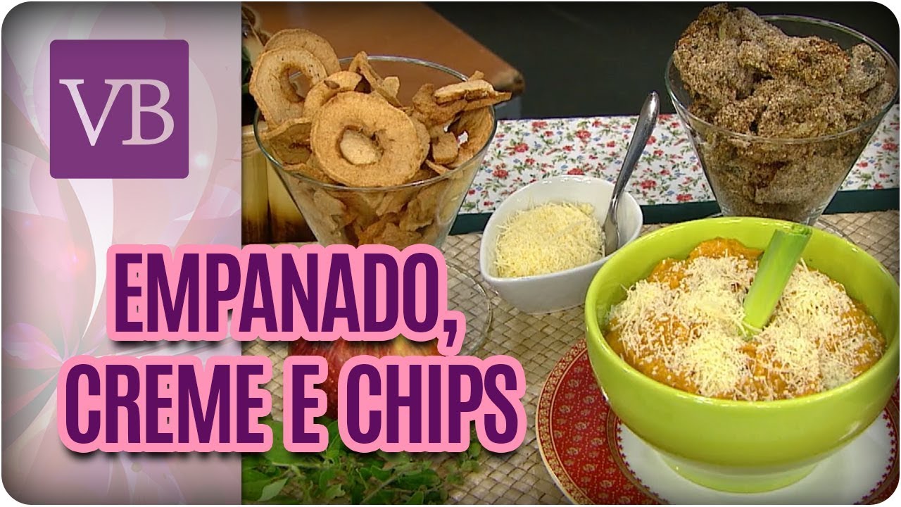 Empanado de Legumes, Creme de Abóbora, Chips de Maçã e Catchup Light - Você Bonita (01/09/17)