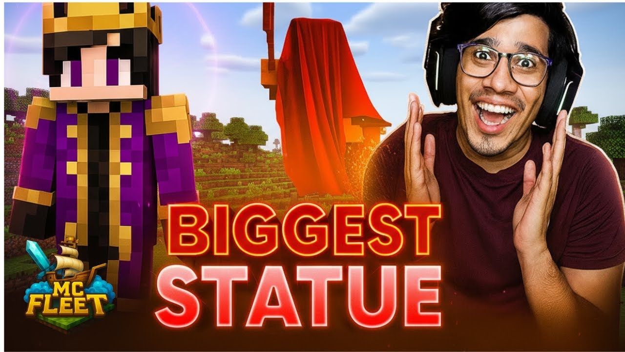 I MADE GAMERFLEET GAINT STATUE IN MC FLEET