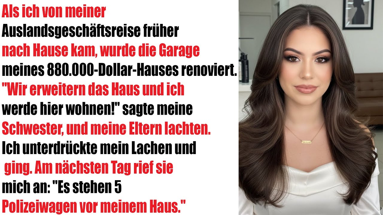 Nicht meine frühe Rückkehr schockierte mich – sondern Bauarbeiter in meiner 880.000$-Garage