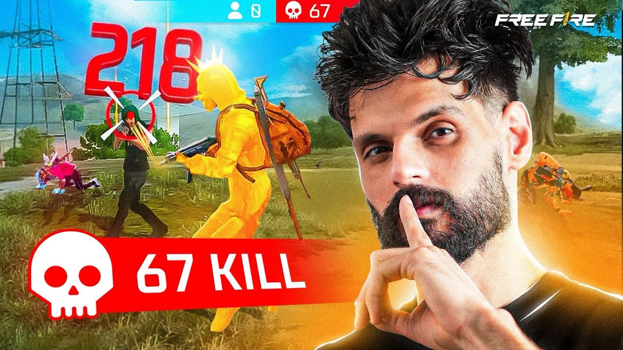 Самый высокий рекорд в истории Free Fire... 67 убийств в рейтинговом режиме 😱🔥