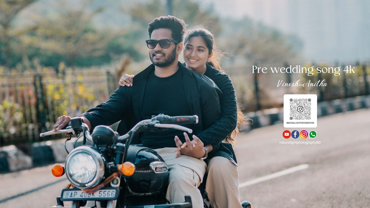 4K Natural Light Photography  presents Sai & Anitha  Prewedding Song