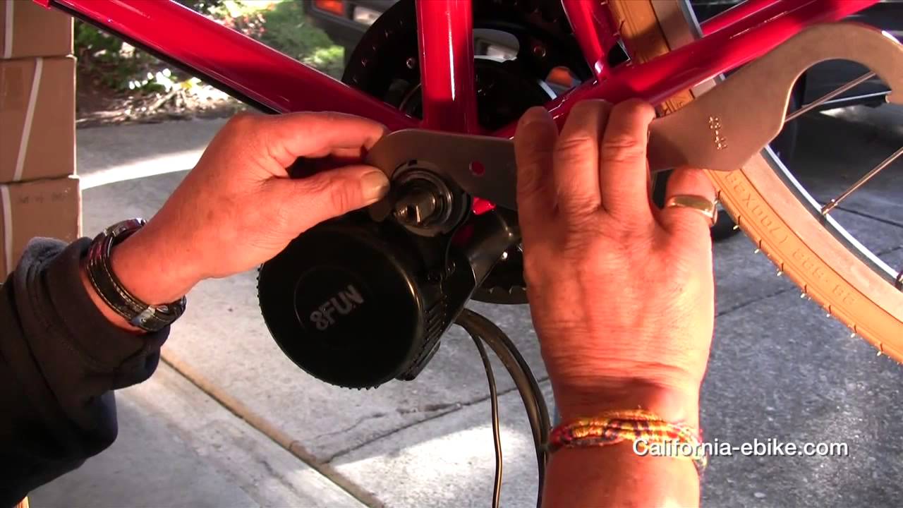 Bafang 8FUN Mid Drive Electric Bike Conversion Kit Installation