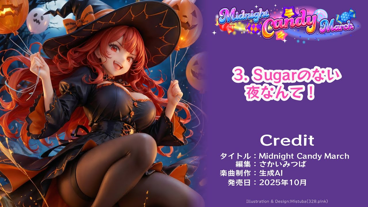 【AI音楽】 Sugarのない夜なんて！   さかみュージック