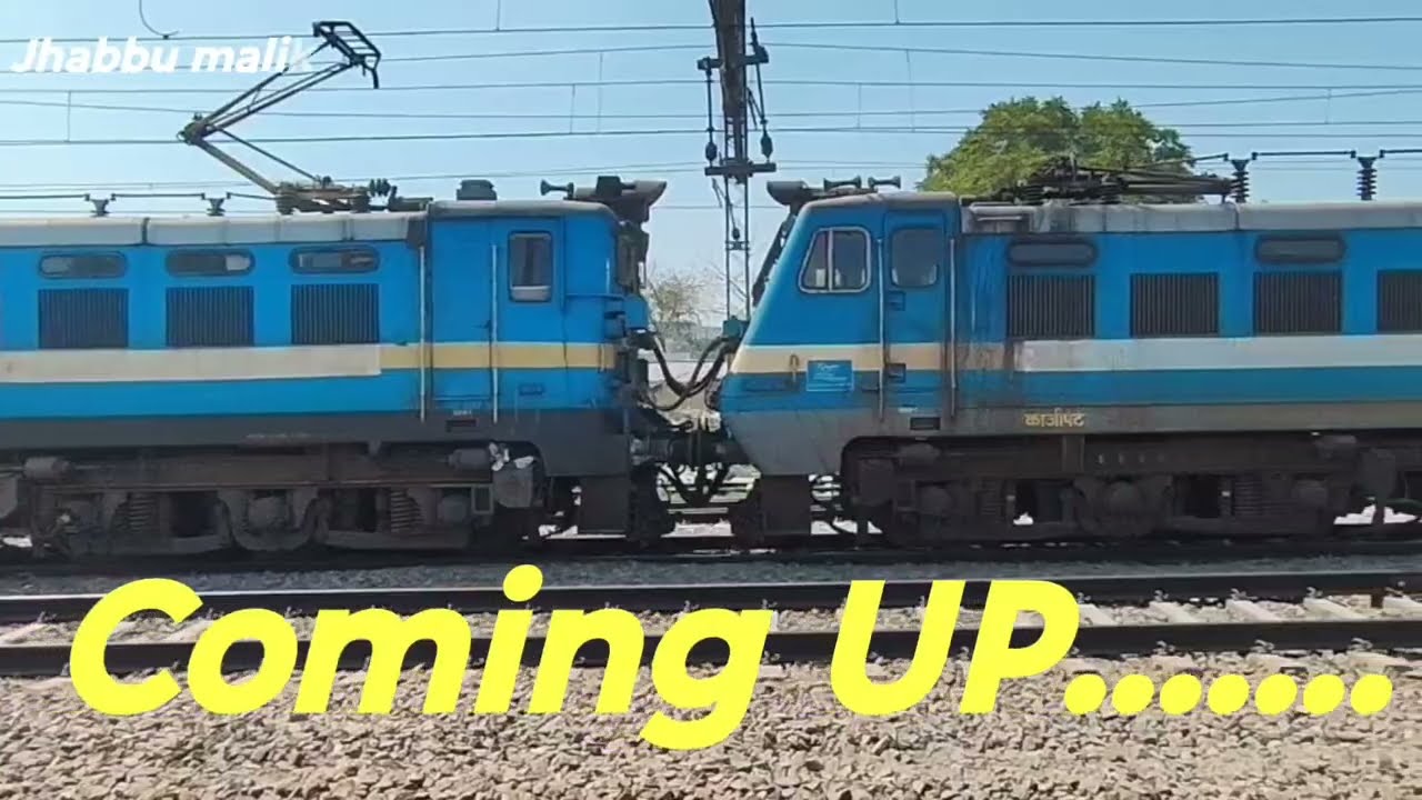 WAG9 POWERFUL ELECTRIC ENGINE 🚂 GOODS TRAIN INDIAN RAILWAYS & DIESEL ENGINE 🚂 || AI GENERATE VEDIO