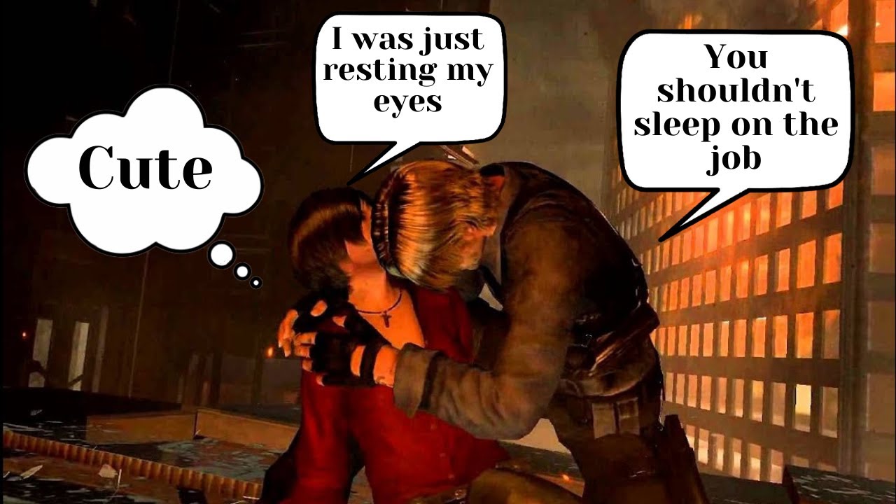 Reaction to Ada Secretly Thirsting over Leon in RE 6