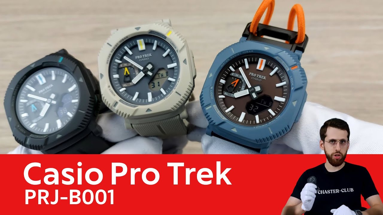 Самые легкие и доступные часы Pro Trek / Casio PRJ-B001 / PRJ-B001-1E, PRJ-B001-7E, PRJ-B001B-2E