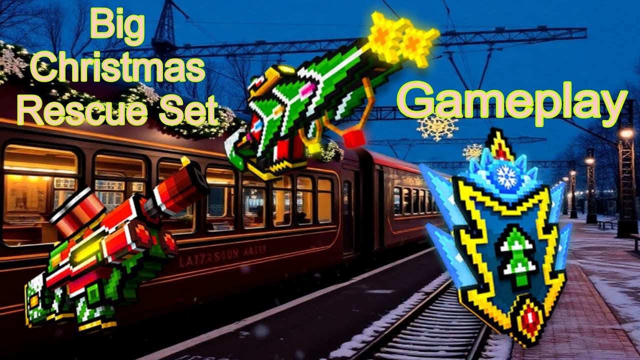 Pixel Gun 3D - Big Christmas Rescue Set Gameplay