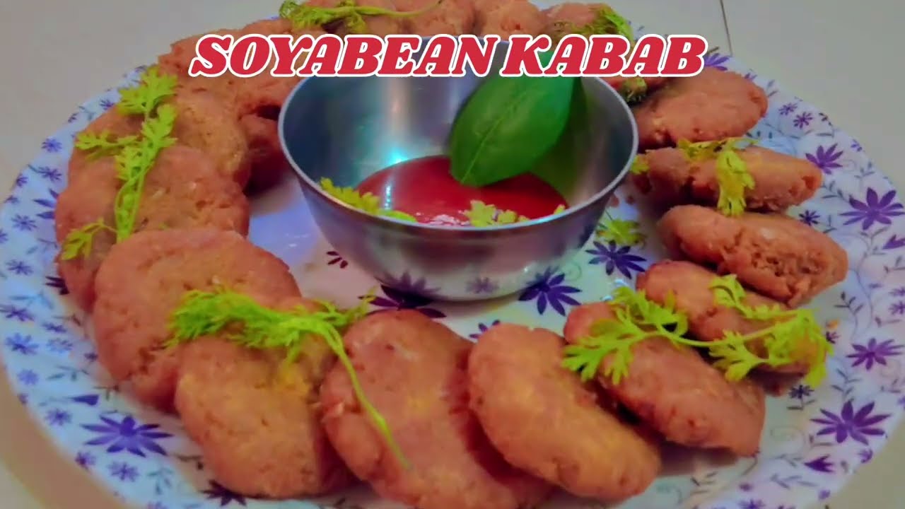 Soyabean kabab recipe|   सोयाबीन कबाब || kabab banane ka aasan tarika|Iftar special recipe.