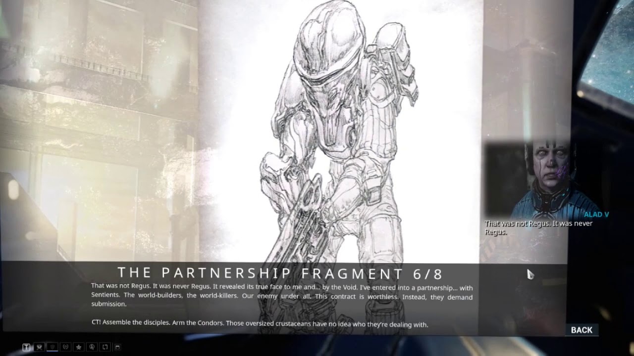 Warframe (Story) - Partnership Fragments (Transmissions)