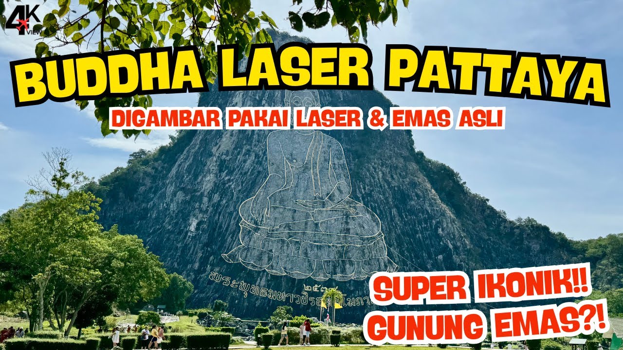 LANDMARK PALING IKONIK DI PATTAYA‼️PATUNG BUDDHA RAKSASA DI GUNUNG‼️