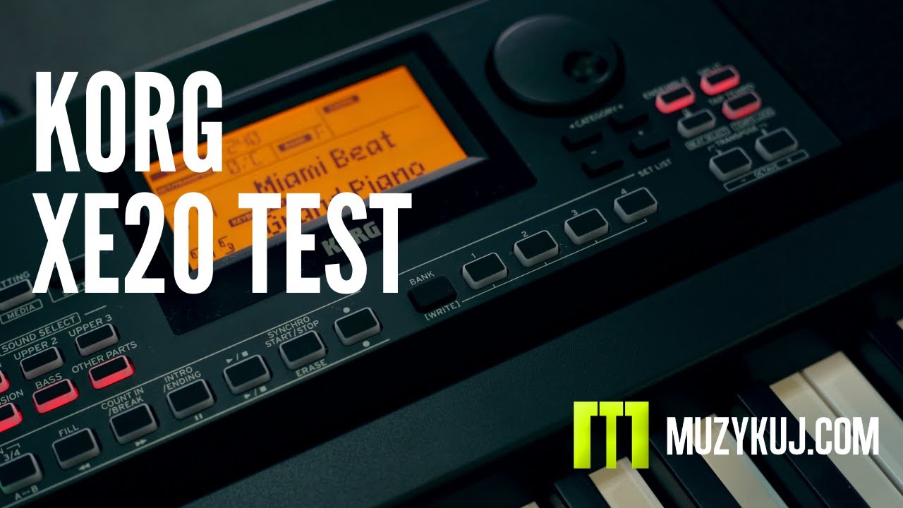 KORG XE20 TEST!