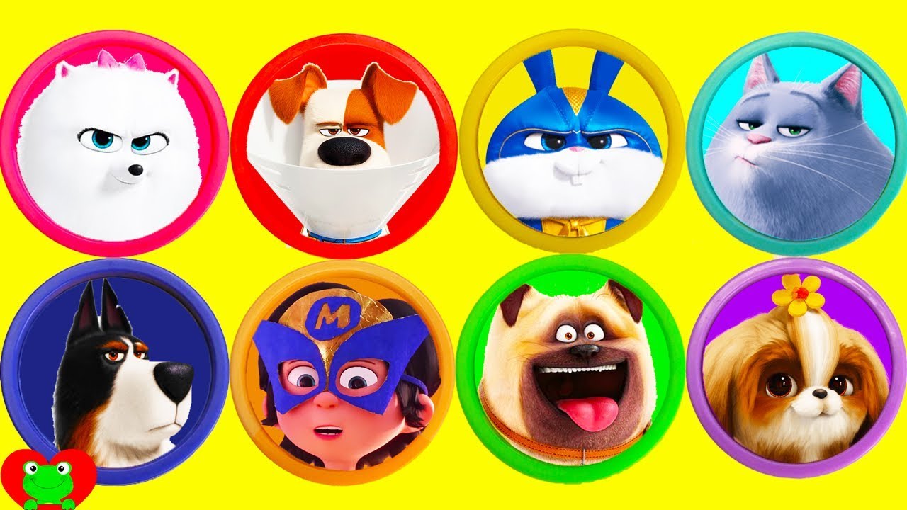 Secret Life of Pets 2 Play Doh Surprises Max and Captain Snowball