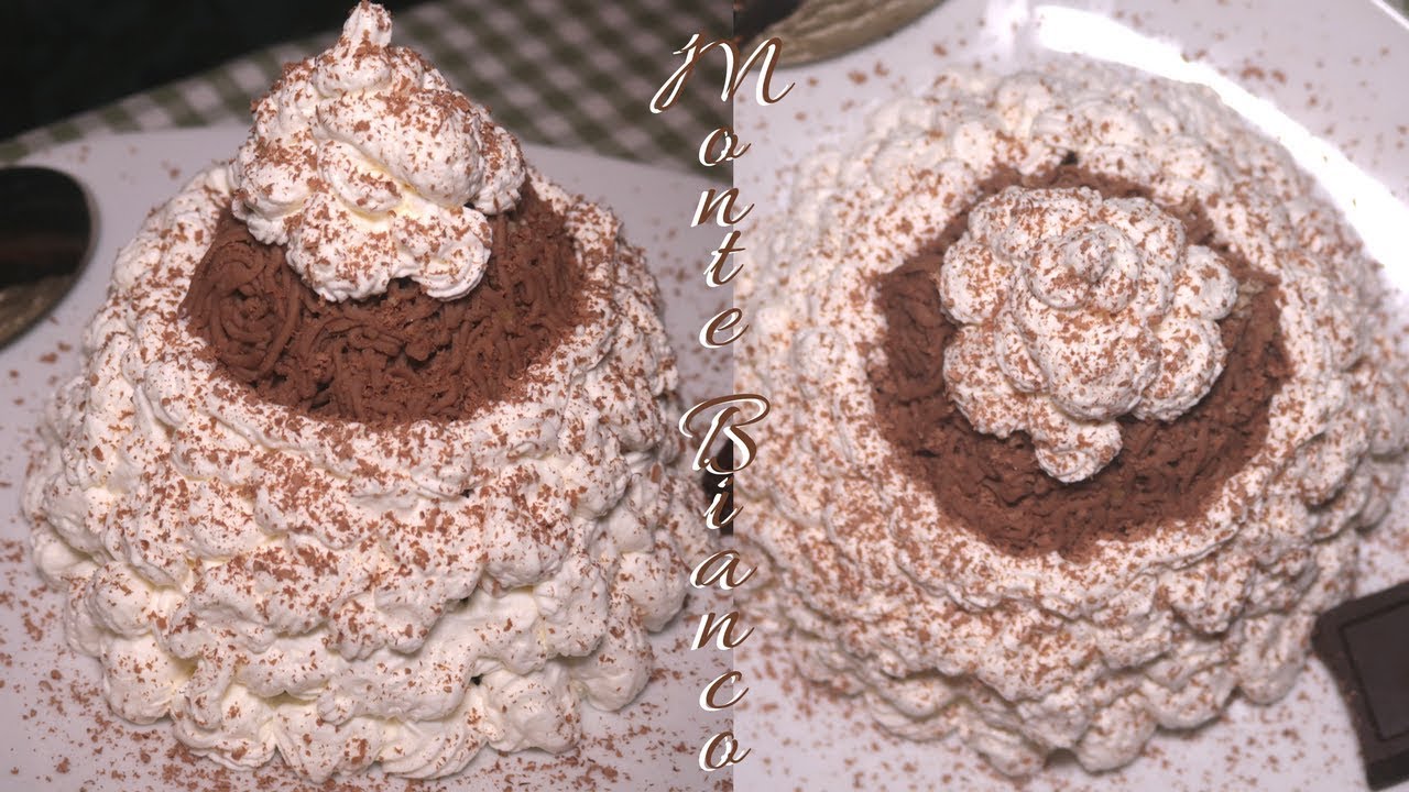 Torta alle Castagne Montebianco