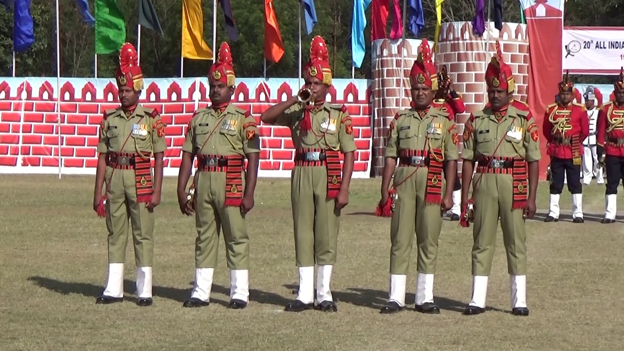 BSF bugler team 20th All India Police bugler Compitition 2020