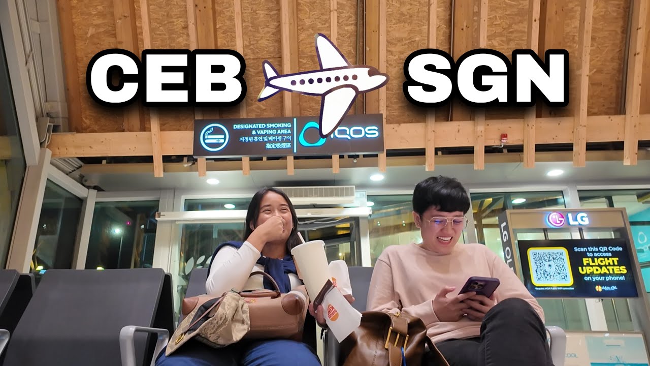 Перелет из Себу в Хошимин, Вьетнам 🇻🇳 || YANEE