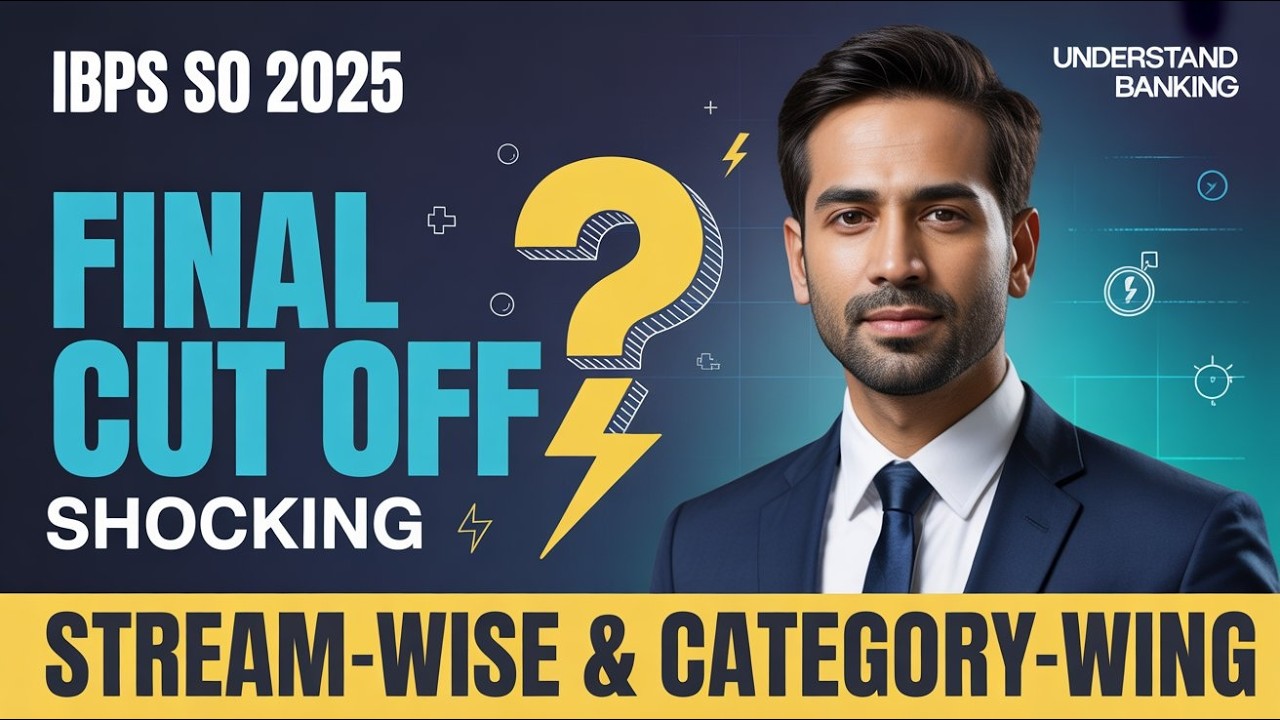 IBPS SO 2025 Final Cut Off OUT 😱 | Stream-Wise & Category-Wise SHOCKING Cut Off