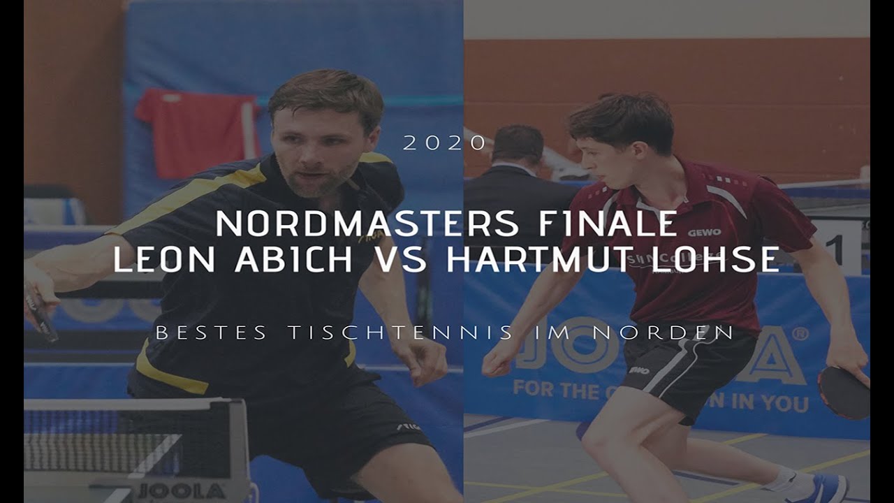 Finale Nordmasters 2020 Leon Abich vs Hartmut Lohse Full HD 60 FPS Supercut