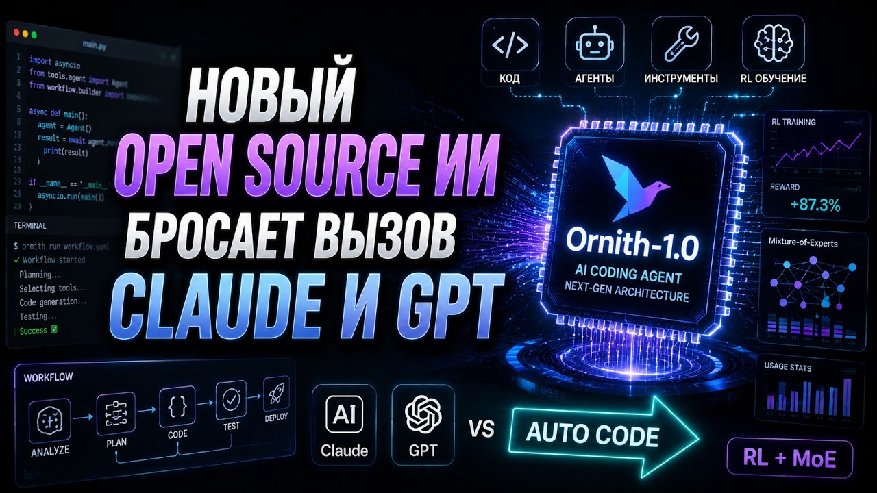 Ornith-1.0: ИИ научился программировать сам себя