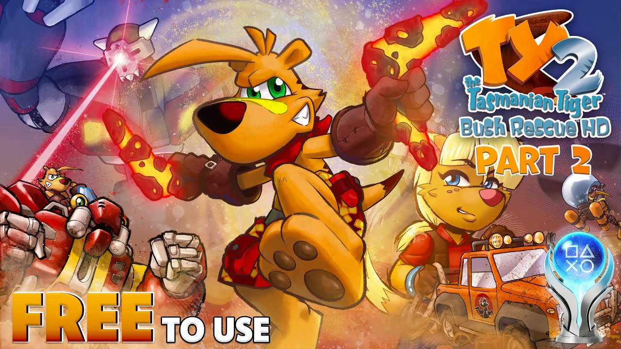TY the Tasmanian Tiger 2: Bush Rescue Gameplay - Part 2 | Platinum Trophy Run | All Trophies