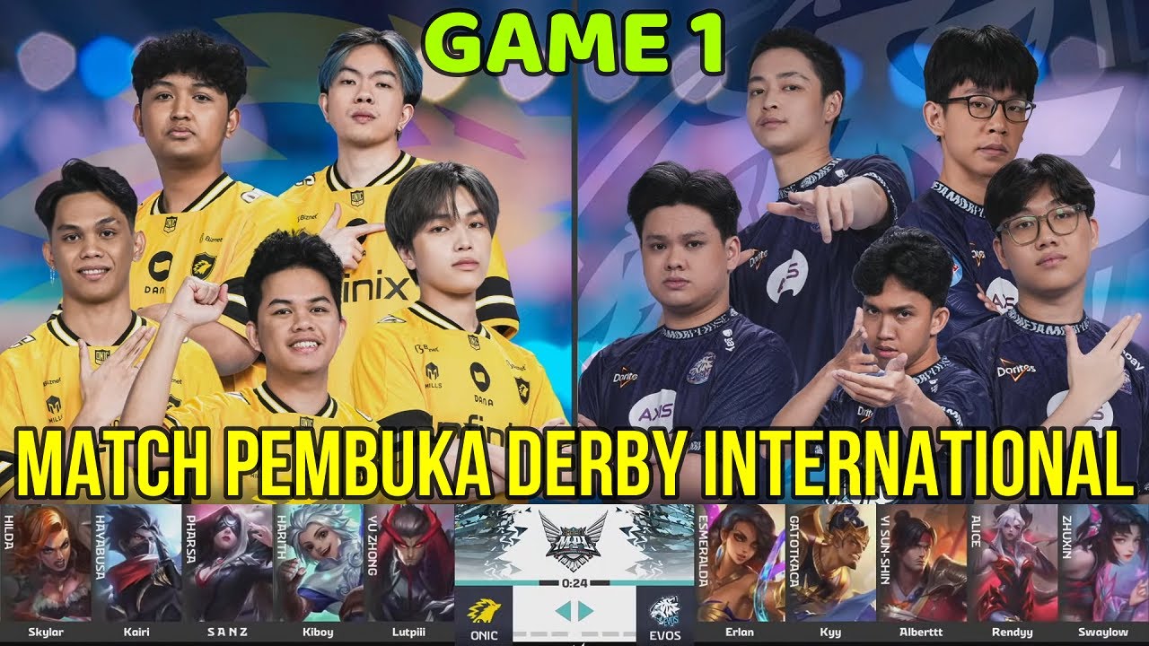 ONIC VS EVOS GAME 1 | HARITH SKYLAR VS EVEYBODY