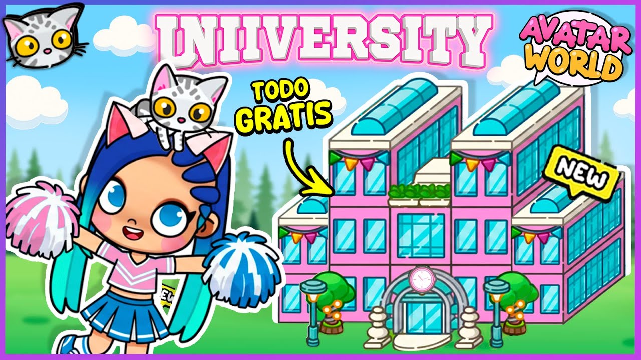 ¡Cómo CREAR GRATIS una UNIVERSIDAD con CITY MAKER en AVATAR WORLD!