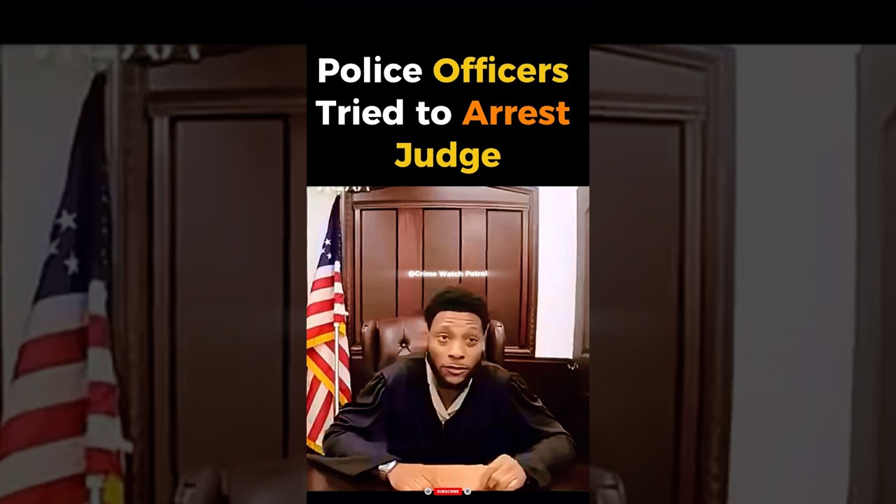Police Tried Arresting a Judge 😱 Biggest Mistake Ever #shorts #police #cops