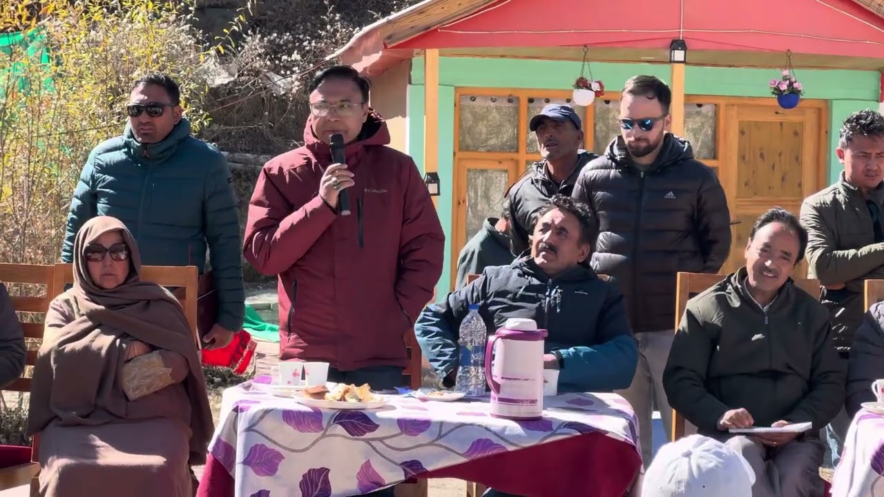MP, Ladakh tours to Shargole constituency 