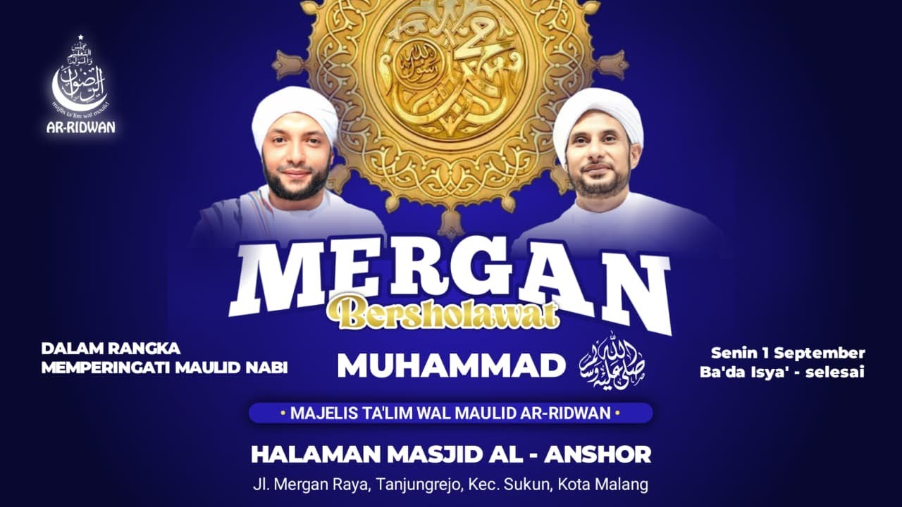 🔴LIVE | Jalsatul Itsnain Majelis Ta'lim Wal Maulid Ar Ridwan | MERGAN BERSHOLAWAT