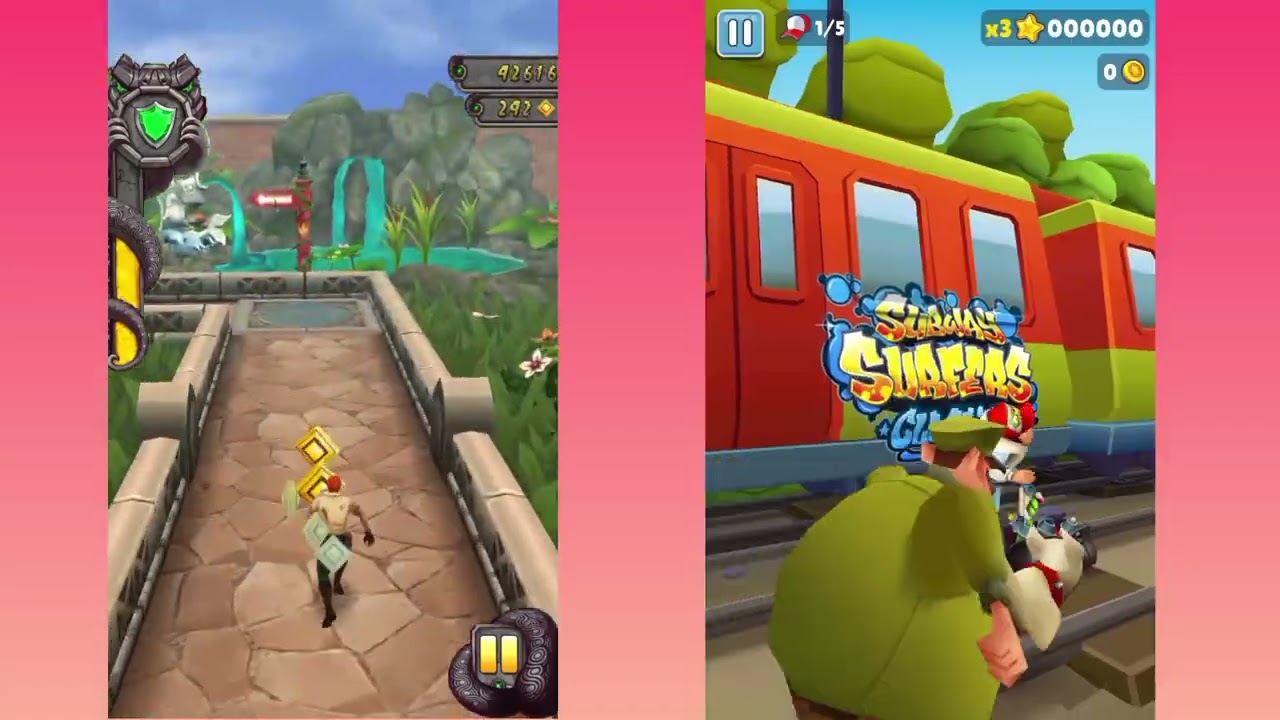 Subway Surfers VS Temple Run 2, Subway Surfers New Update Classic, Subway Surf Youtube