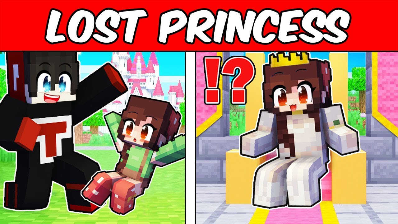 REBORN as a LOST PRINCESS in Minecraft! ( Tagalog )