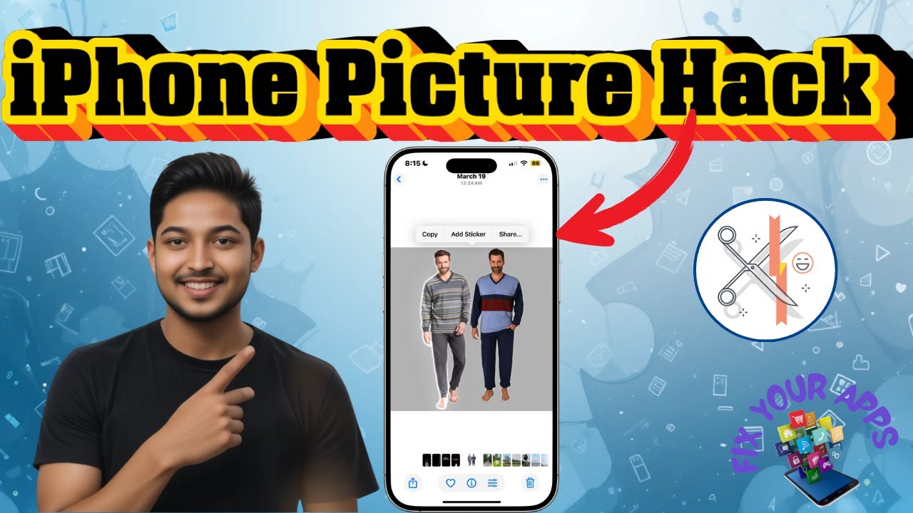 How To Cut and Paste Parts of Pictures on iPhone - Quick Tutorial
