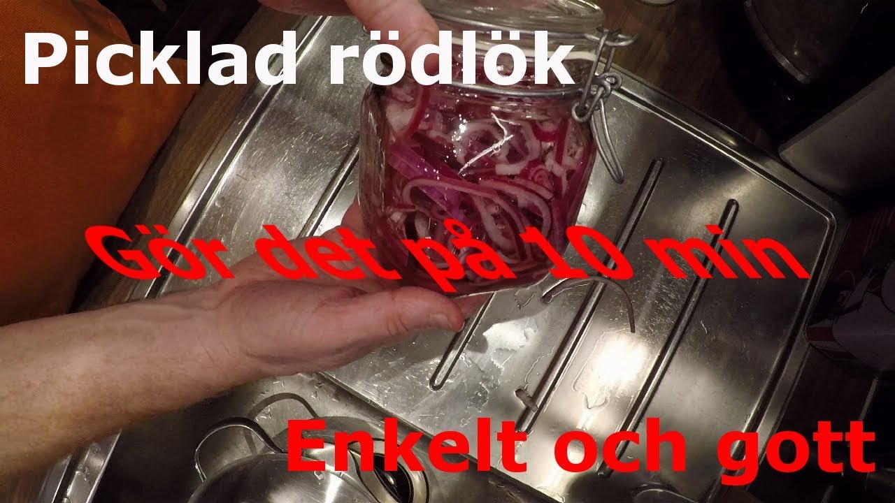 Picklad rödlök - Gör det enkelt på 10 minuter