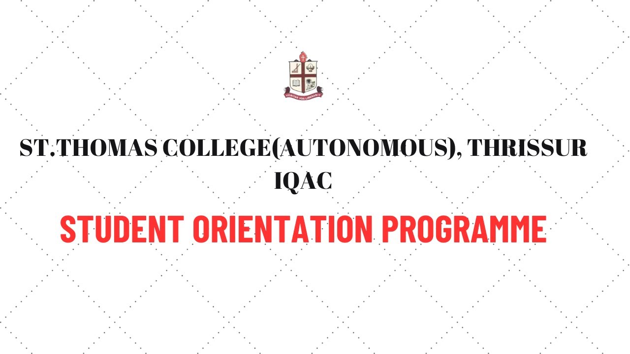 STUDENT ORIENTATION PROGRAMME