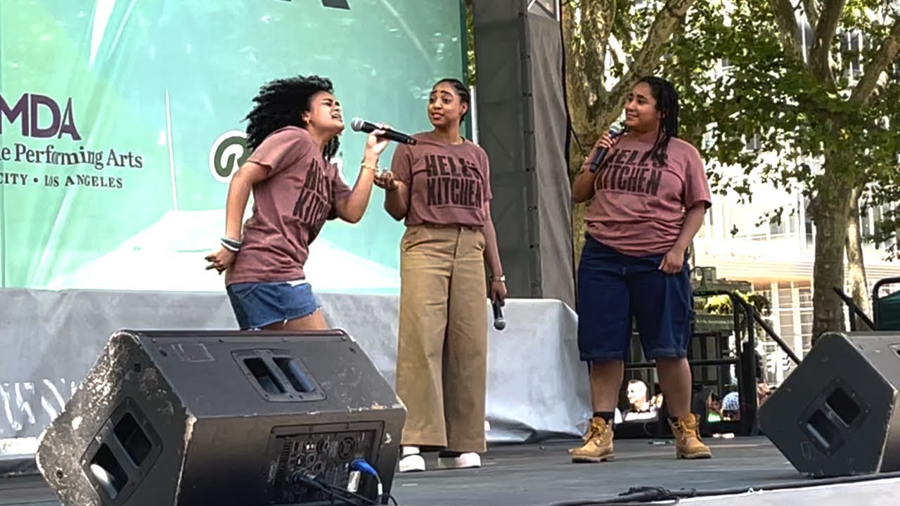The Cast of Alicia Keys' 'Hell's Kitchen' Perform at Broadway in Bryant Park
