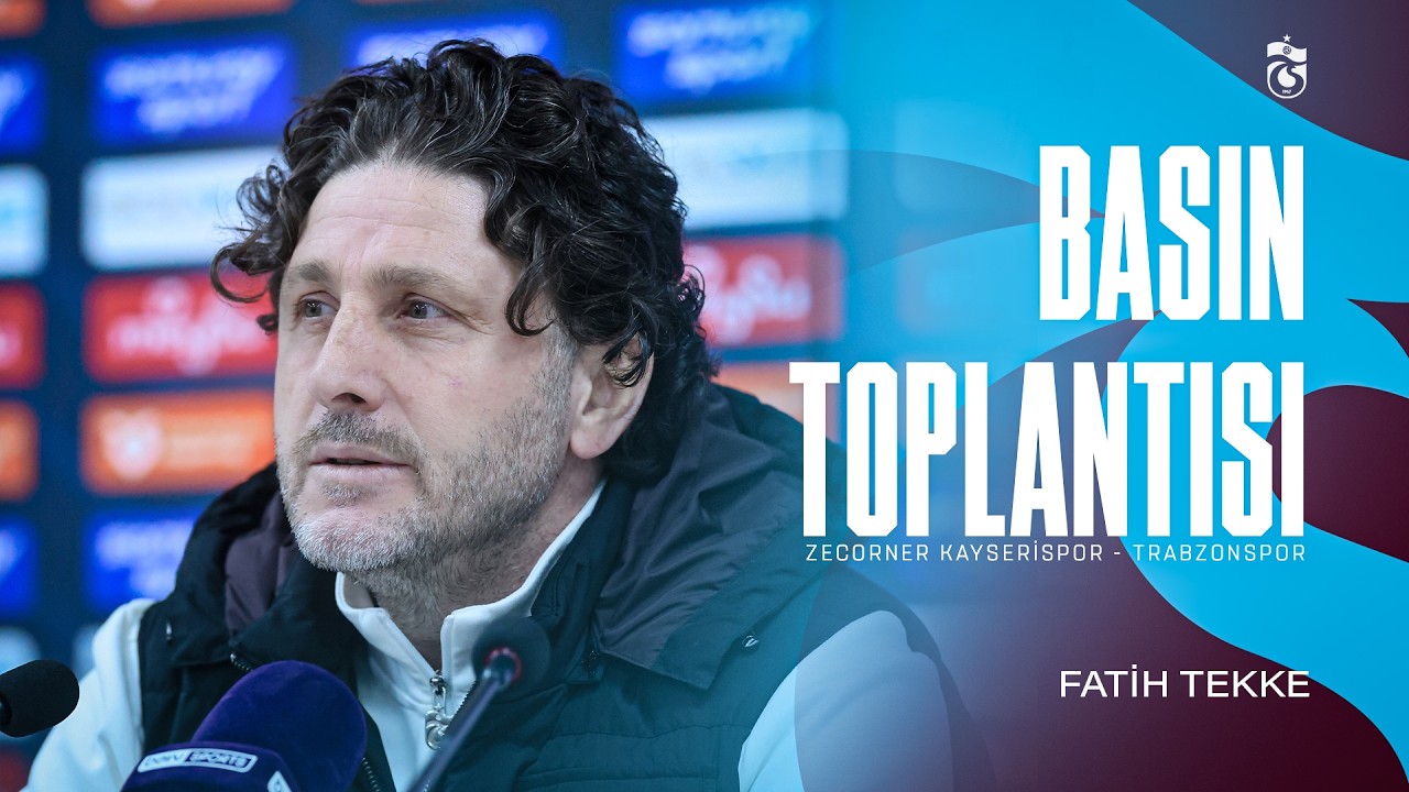 Teknik Direktörümüz Fatih Tekke'nin Zecorner Kayserispor maçı değerlendirmesi