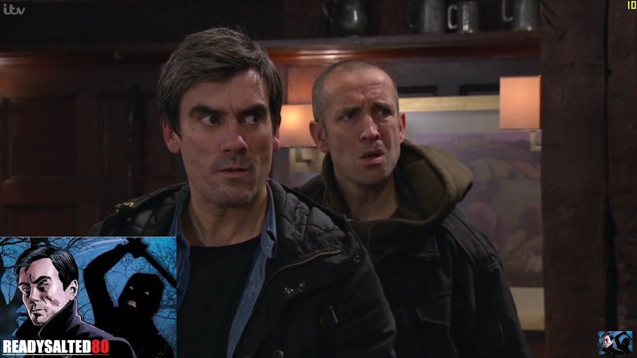 Emmerdale - Joseph Grabs Sam After He Threatens Him With A Gun
