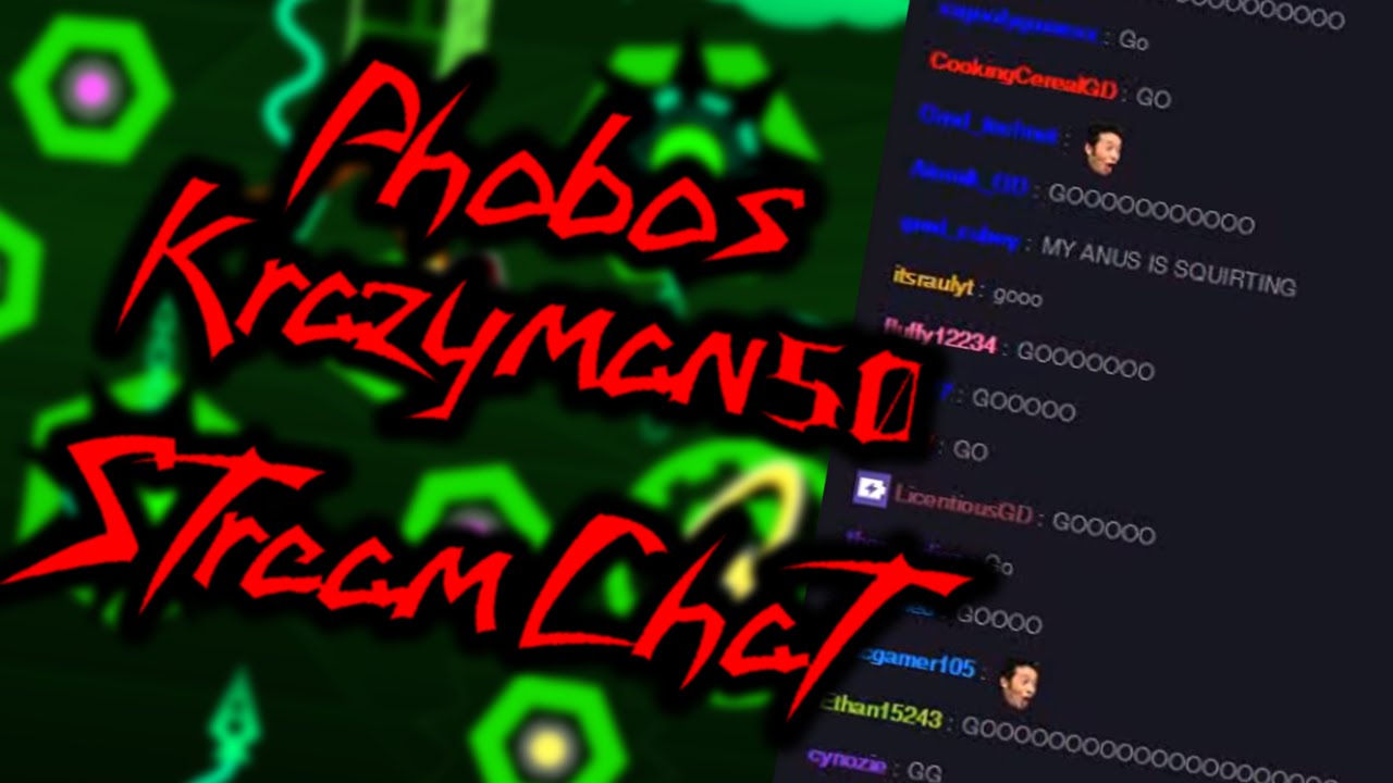 Krazyman50 Phobos 100% + Zobros comment | Stream Chat