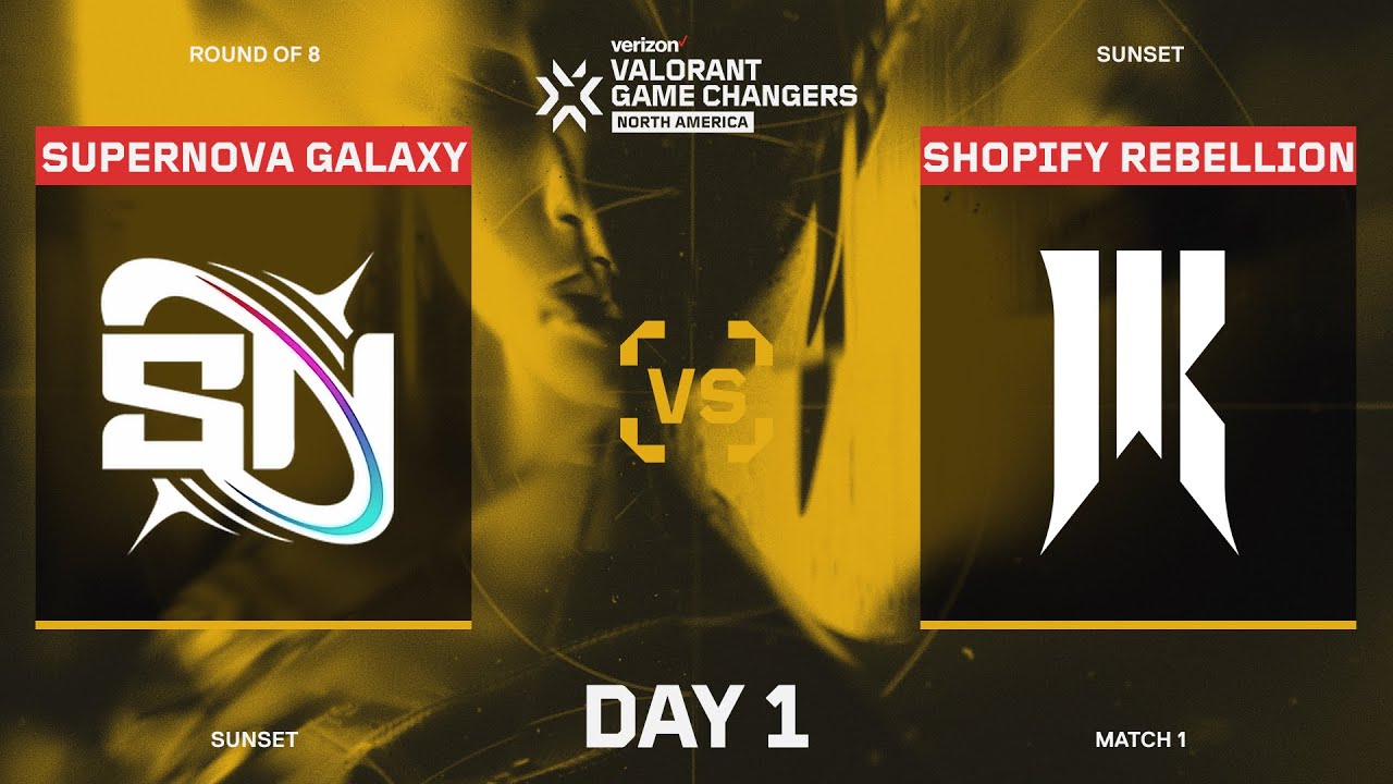 Supernova Galaxy vs Shopify Rebellion -  Verizon Game Changers Series 1 Main Event - Day 1 - Map 1