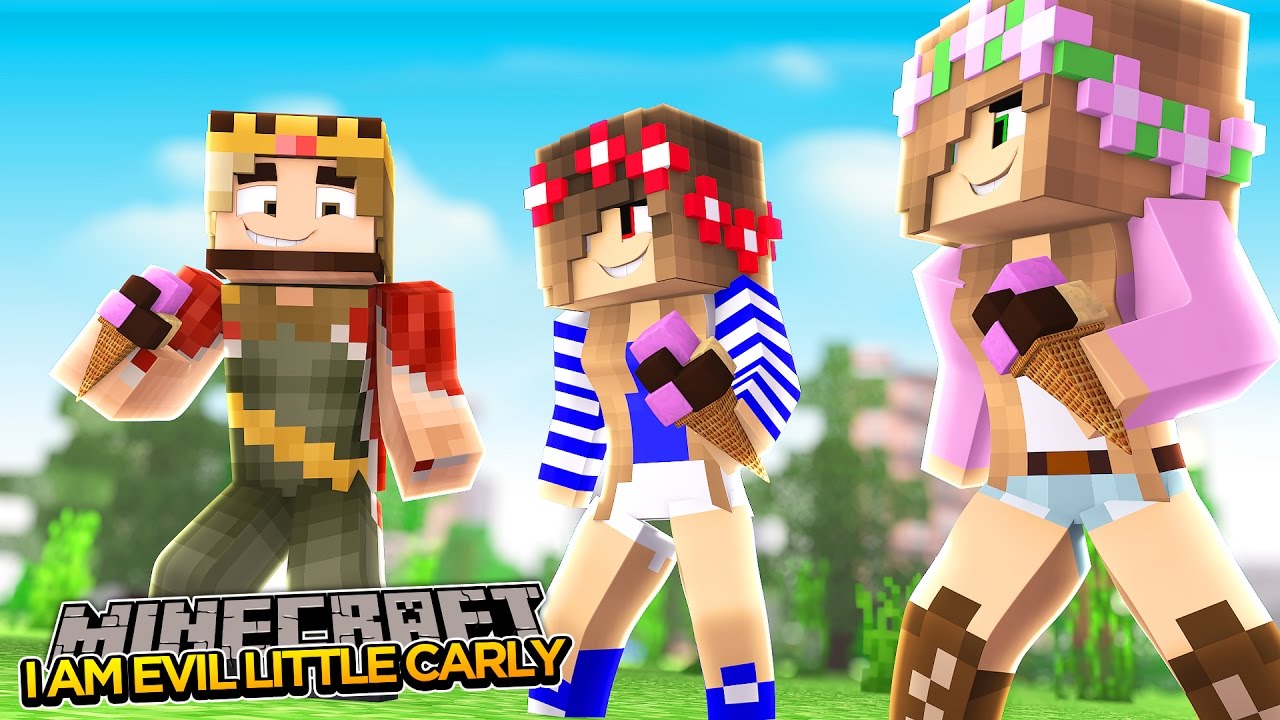 Minecraft-Little Carly Adventures-I AM EVIL LITTLE CARLY!!
