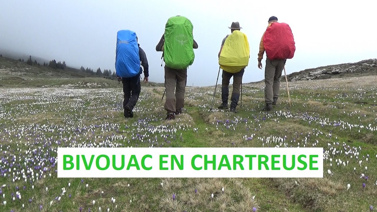 Rando bivouac entre amis au pied du Mont Granier
