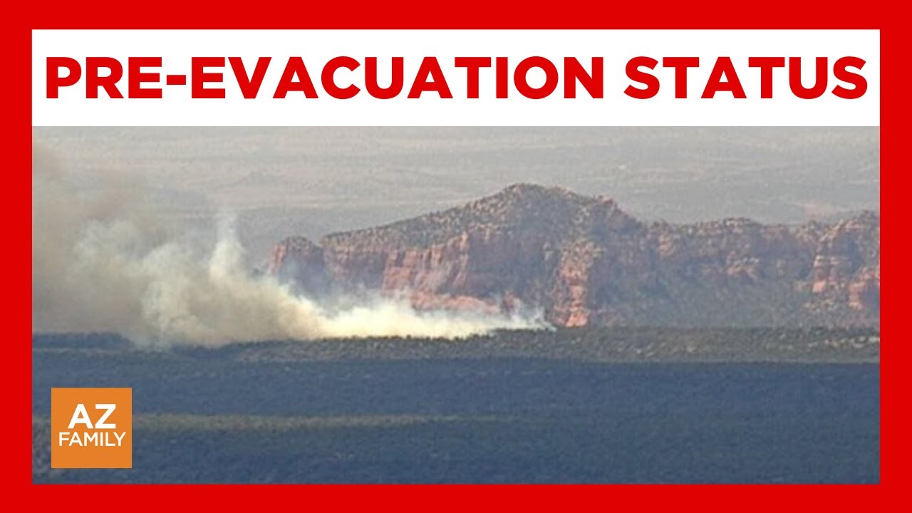 Wildfire southeast of Sedona prompt pre-evacuation status