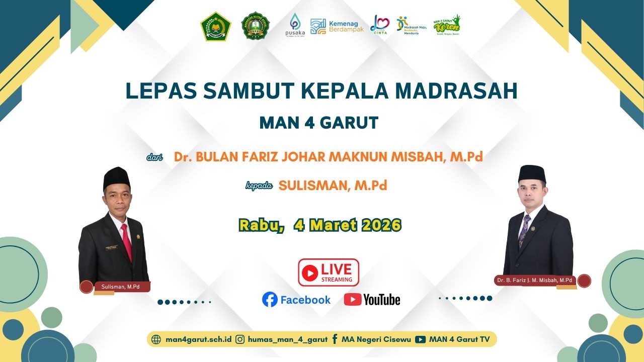 Live Stream MAN 4 Garut TV | LEPAS SAMBUT KEPALA MAN 4 GARUT TAHUN 2026