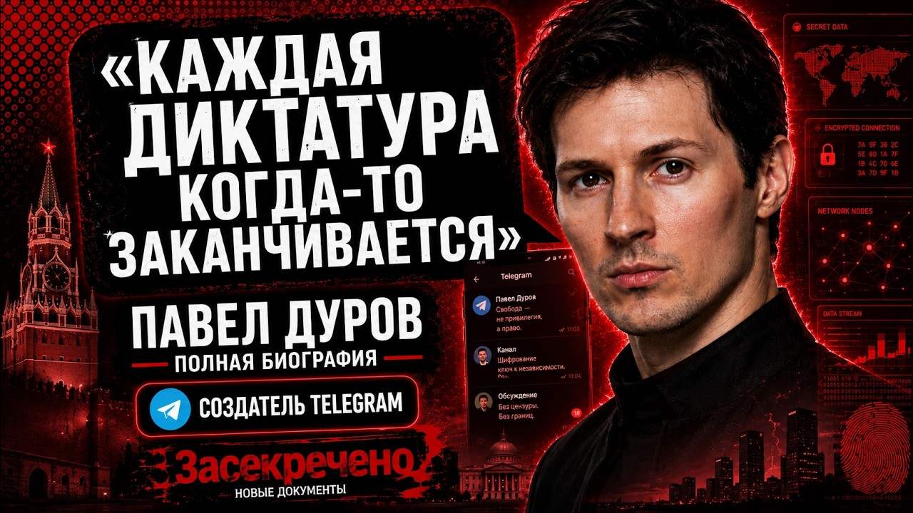 Павел Дуров: Почему его на самом деле арестовали? Полная история создателя Telegram.